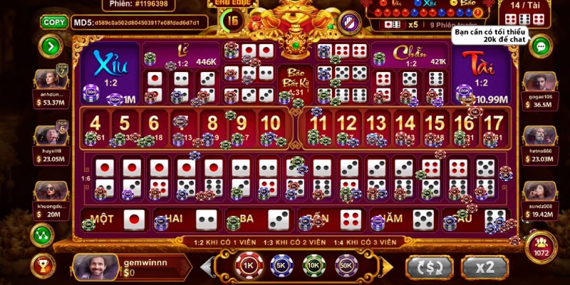 Không đặt cược all in